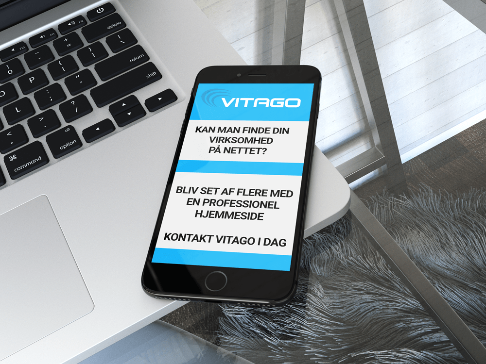 Bliv set af flere med en professionel hjemmeside fra Vitago
